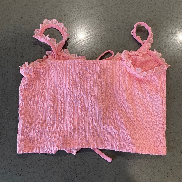 SUGAR THRILLZ Game of Lust Crop Top - Pink - Picture 2 of 3